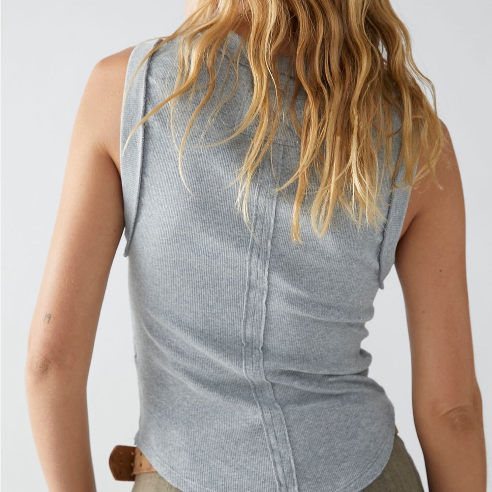 NWT Free People Kate Rib Tank - Picture 7 of 8